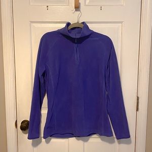 Columbia half-zip // fleece // purple // XL
